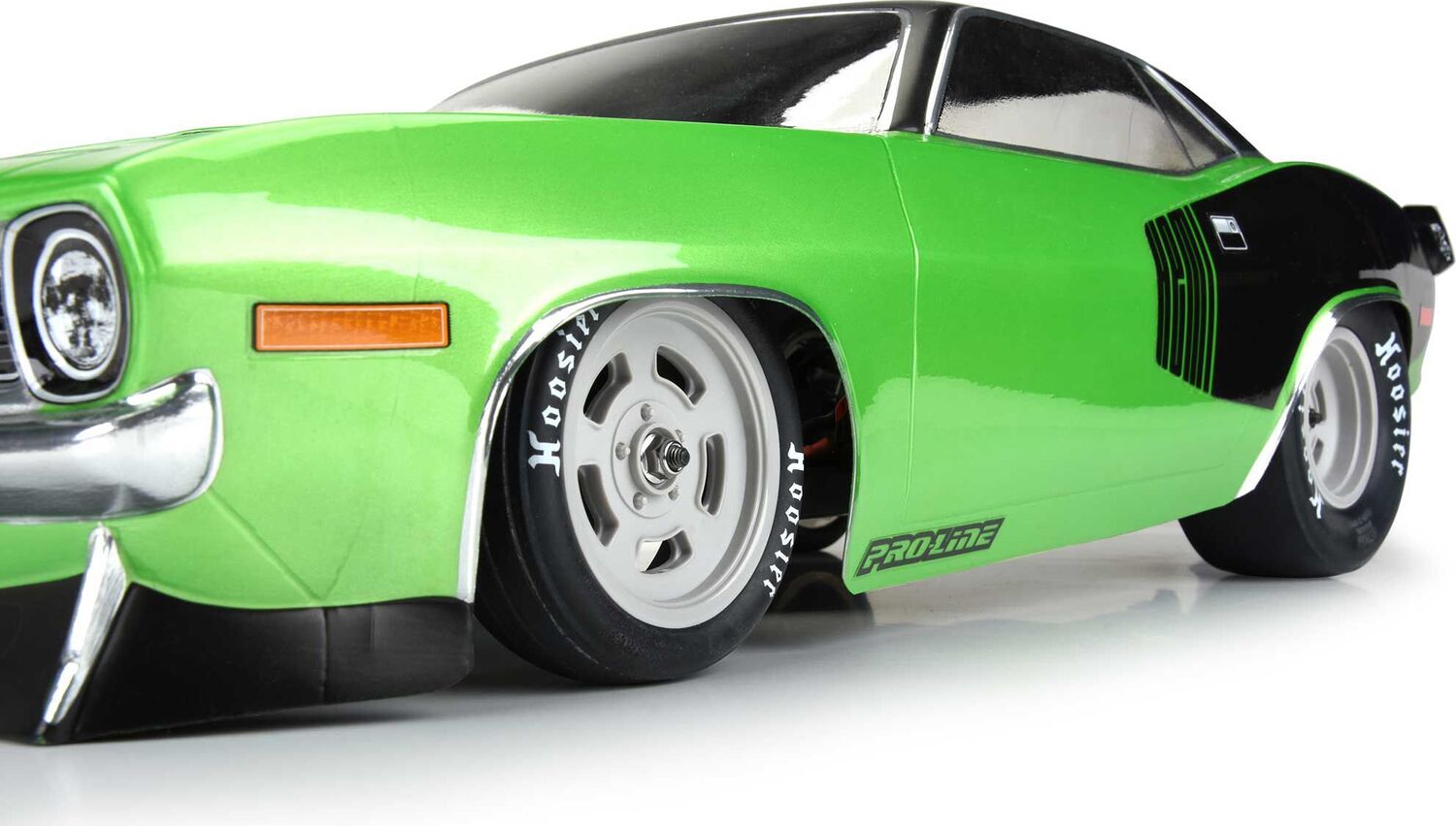 1/10 Slot Mag Drag Spec Front 2.2" 12mm Drag Wheels (2) Gray